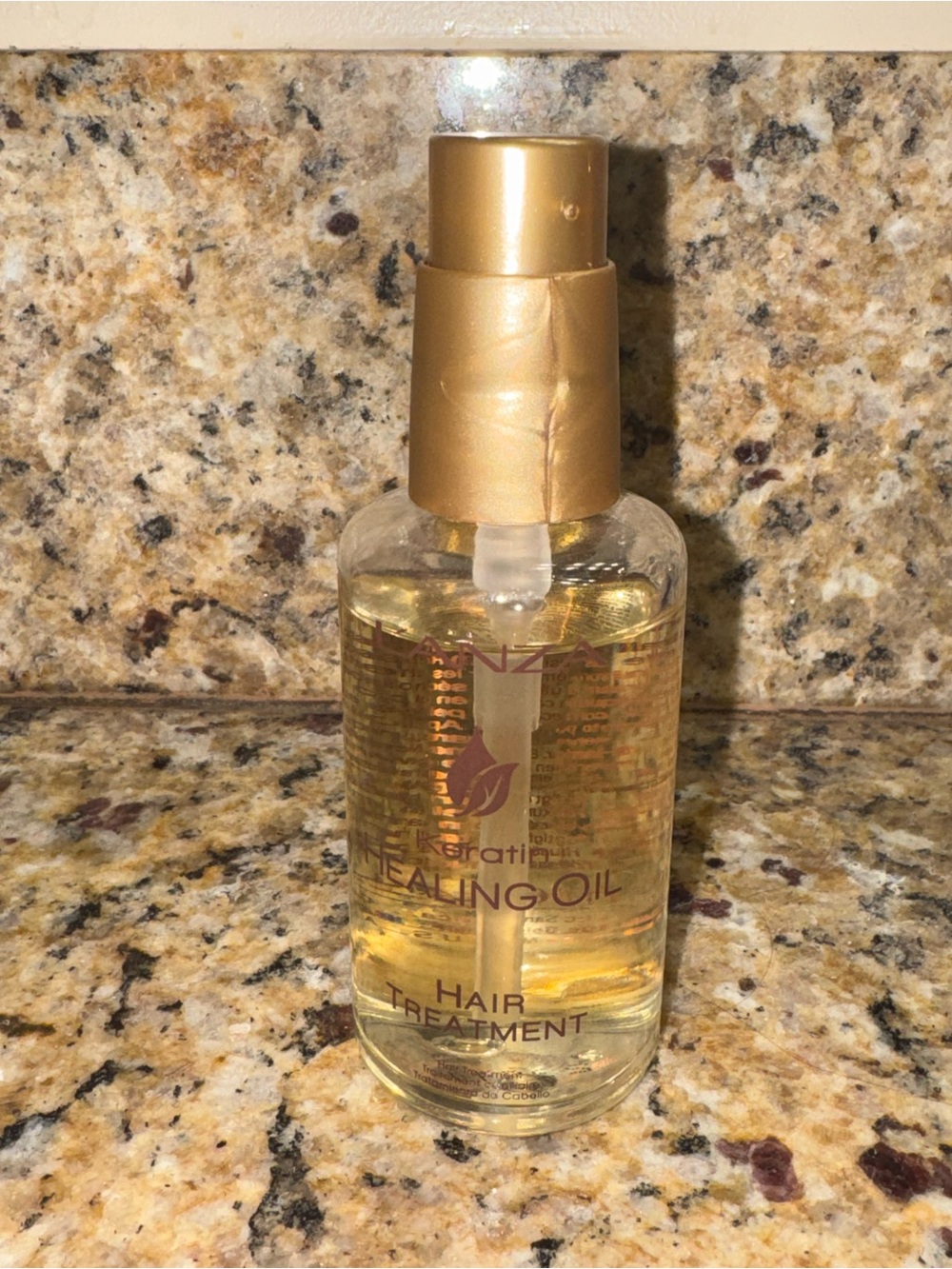 L’Anza hair oil
